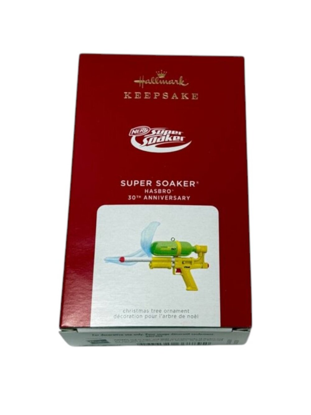 Hallmark Ornament Nerf Super Soaker Toy 30th‎ Anniversary 2021 New in Box